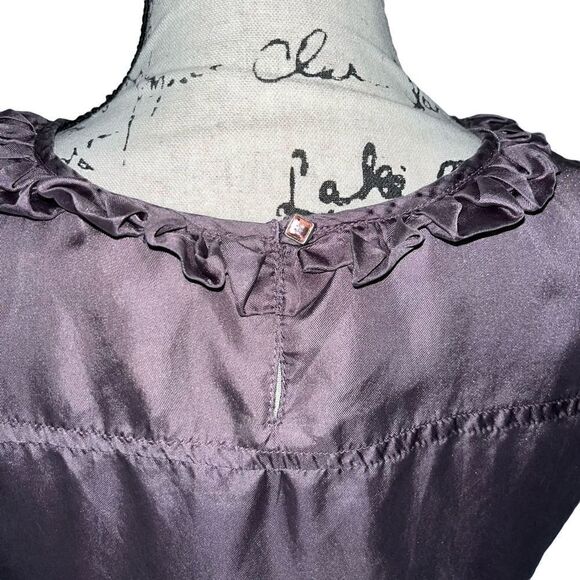 Trinity silk purple sleeveless dress small - Picture 3 of 6